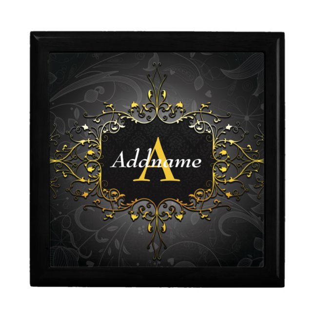 Add your name and initial gift box (Front)