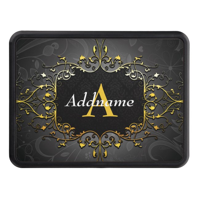 Add your name and initial hitch cover (Front)