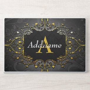 Add your name and initial HP laptop skin