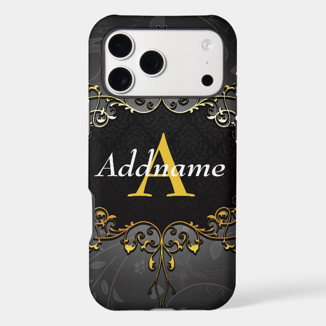 Add your name and initial iphone case (Back)