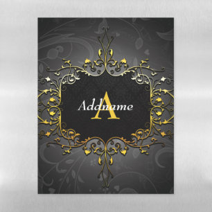 Add your name and initial magnetic dry erase sheet