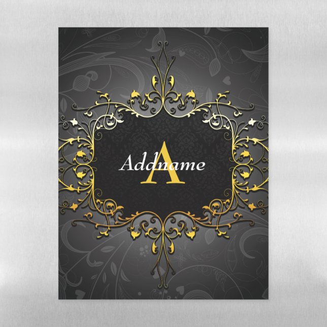 Add your name and initial magnetic dry erase sheet (Vertical)