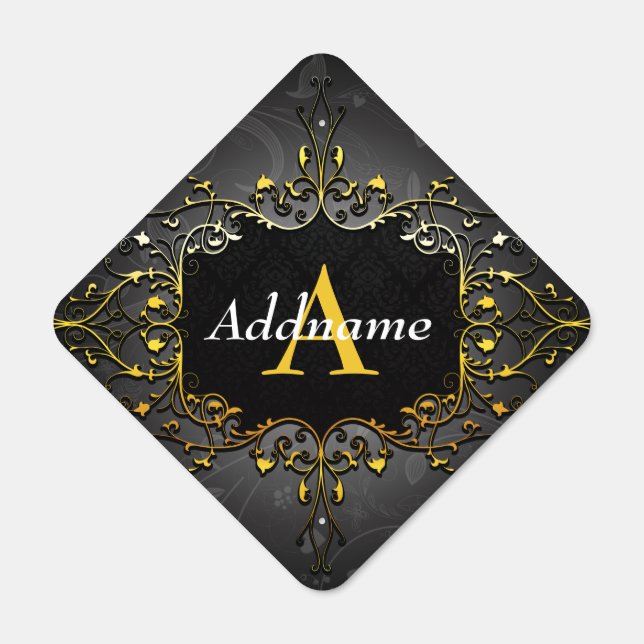 Add your name and initial metal sign (Front)