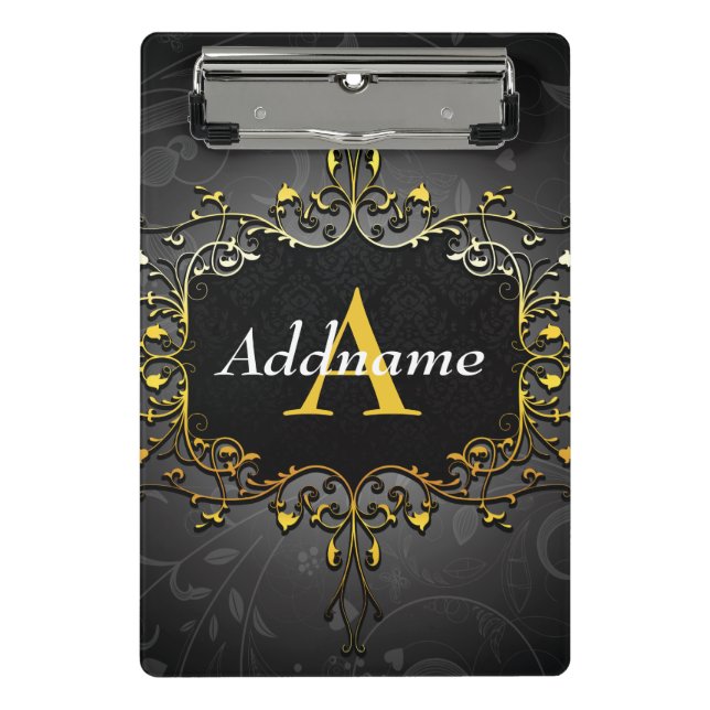 Add your name and initial mini clipboard (Front)