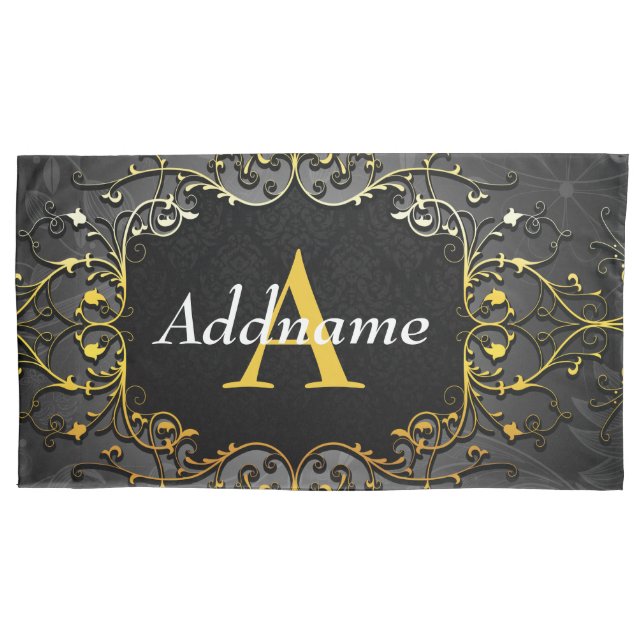 Add your name and initial pillow case (Front)