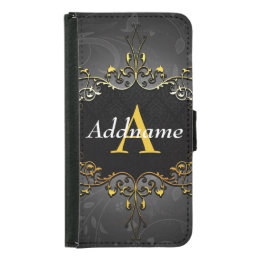 Add your name and initial samsung galaxy s5 wallet case