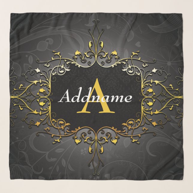 Add your name and initial scarf (Front)