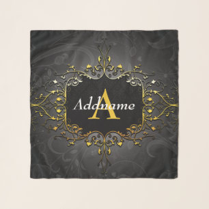 Add your name and initial scarf