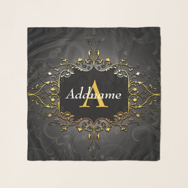 Add your name and initial scarf (Front)