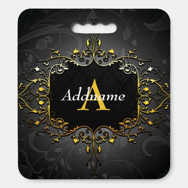 Add your name and initial seat cushion (Front Vertical)