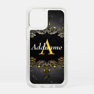 Add your name and initial speck iPhone 12 mini case