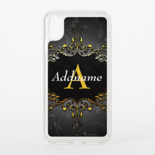 Add your name and initial speck iPhone XS max case