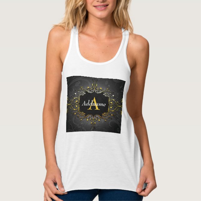 Add your name and initial tank top (Front)