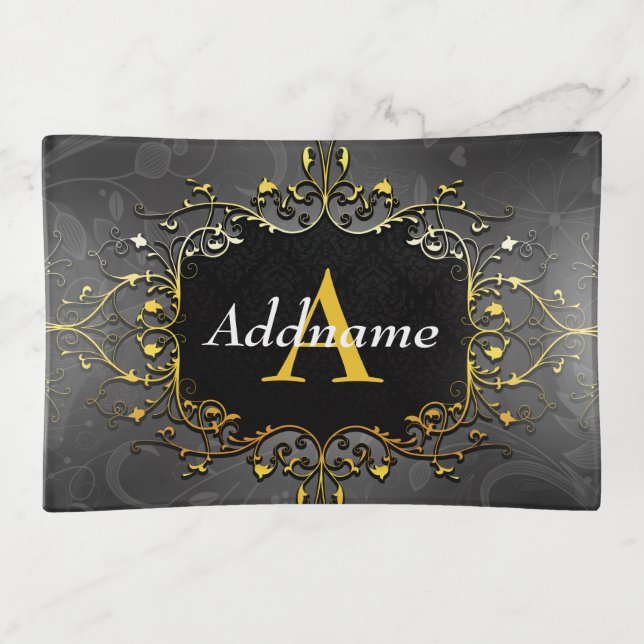 Add your name and initial trinket tray (Front)