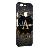 Add your name and initial uncommon google pixel case (Back/Right)
