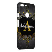 Add your name and initial uncommon google pixel XL case (Back/Right)