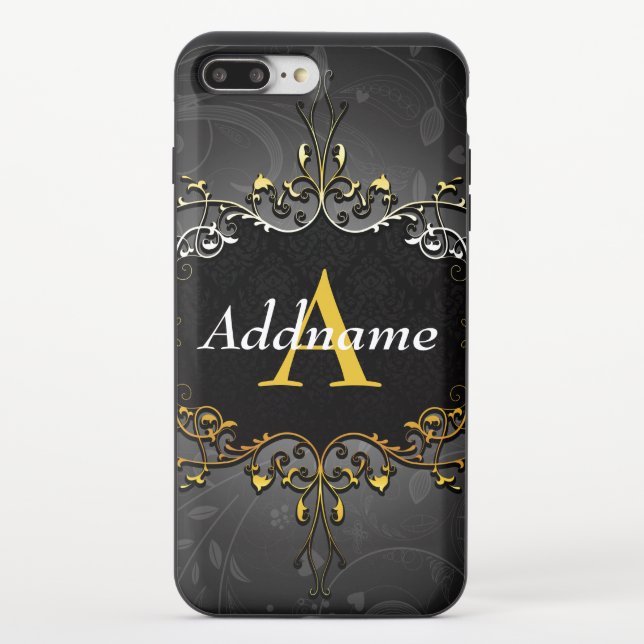 Add your name and initial uncommon iPhone case (Back)