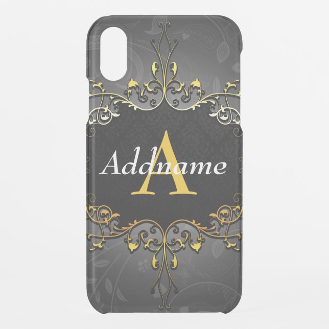 Add your name and initial uncommon iPhone case (Back)
