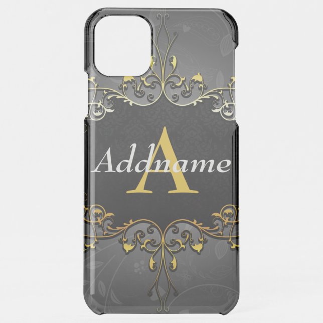 Add your name and initial uncommon iPhone case (Back)