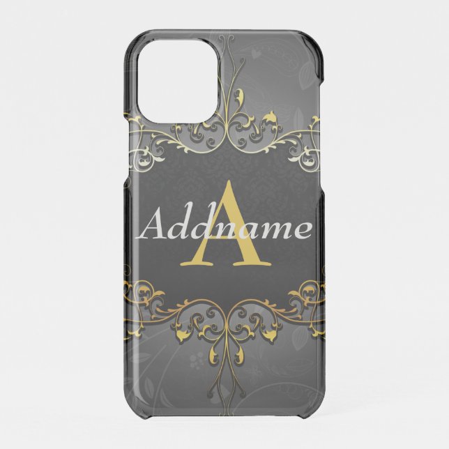 Add your name and initial uncommon iPhone case (Back)