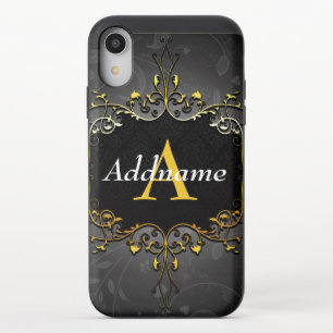 Add your name and initial iPhone XR slider case