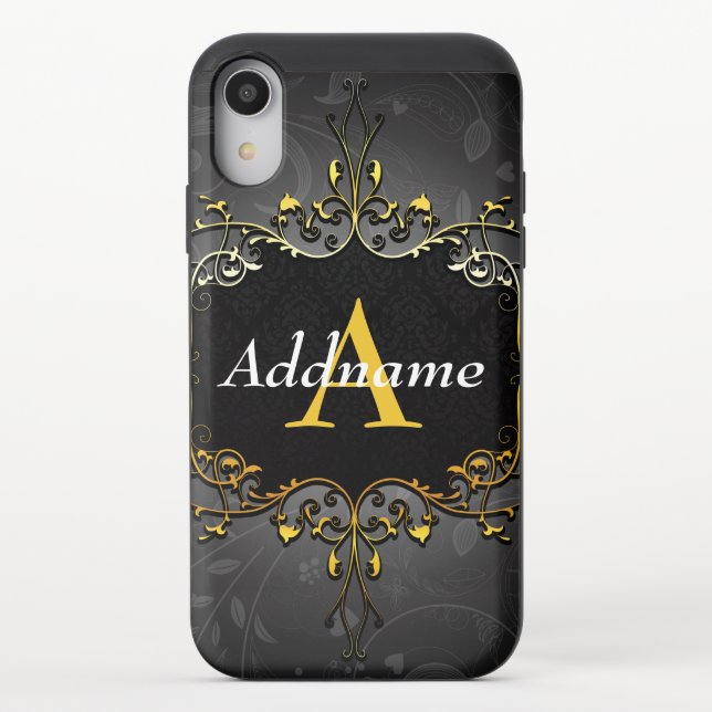 Add your name and initial uncommon iPhone case (Back)
