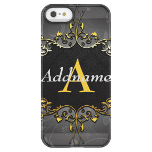 Add your name and initial permafrost iPhone SE/5/5s case
