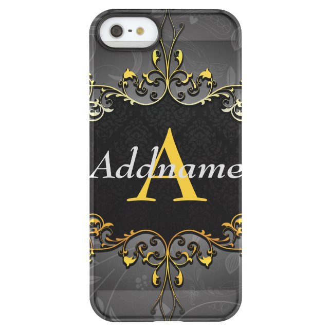 Add your name and initial uncommon iPhone case (Back)