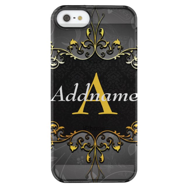 Add your name and initial uncommon iPhone case (Back)
