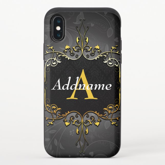 Add your name and initial uncommon iPhone case (Back)