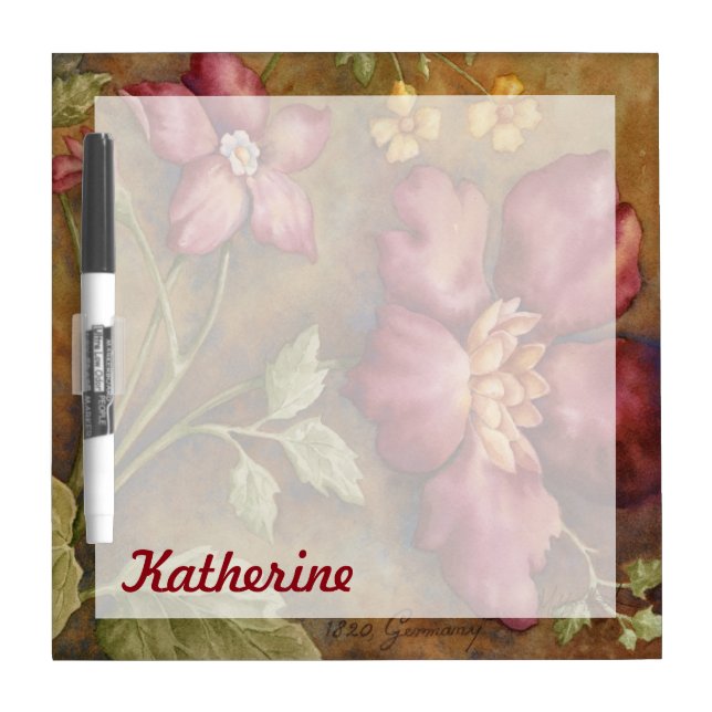 Add Your Name | Antique Beauties II Dry Erase Board (Front)