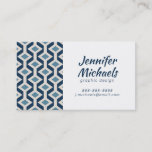 Add Your Name | Atomic Era Inspired Geometric Business Card