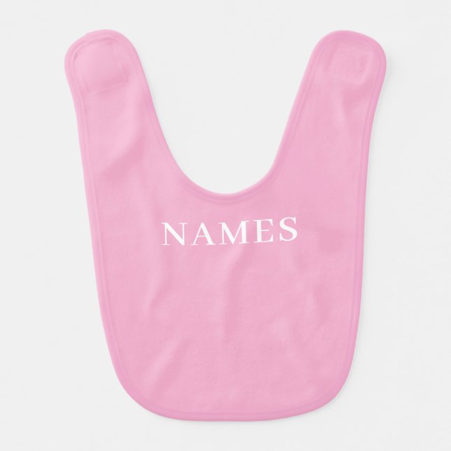 Add Your Name Baby Bib (Front)