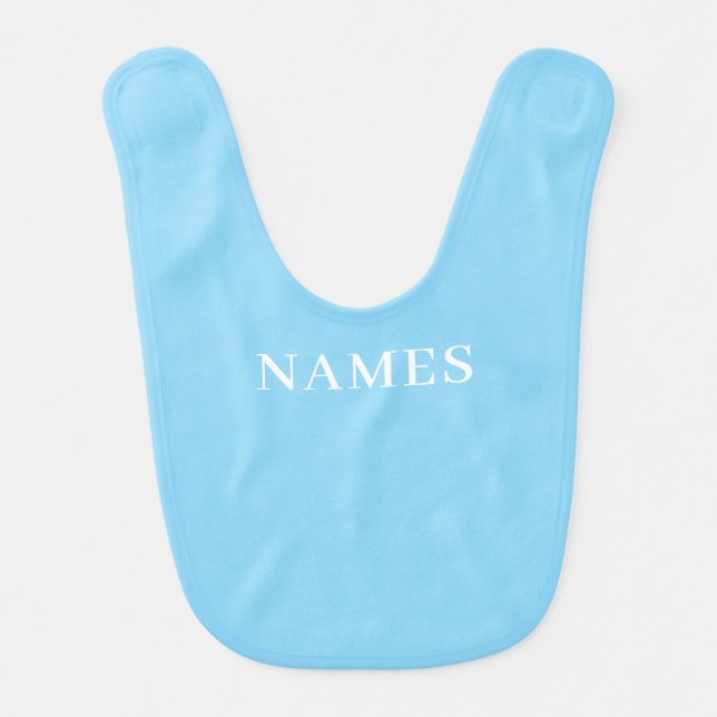 Add Your Name Baby Bib (Front)
