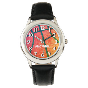 Add Your Name Basketball Kids black Watch