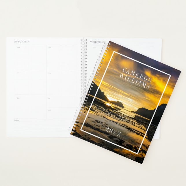 Add Your Name | Bay Of El Nido Sunset Planner (Display)
