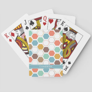 Add Your Name Bee Hive Module Pattern Poker Cards