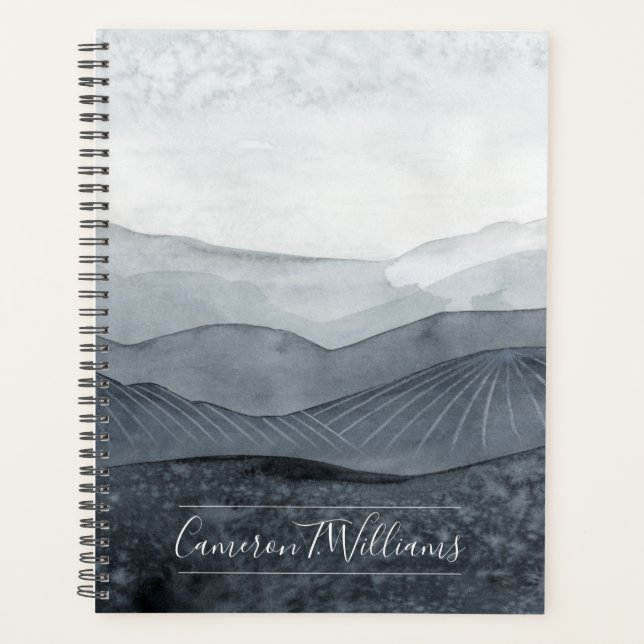 Add Your Name | Blustering Grey Valley Planner (Front)