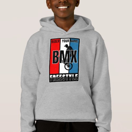 Add Your Name BMX Freestyle Rider  Hoodie