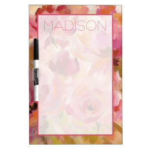 Add Your Name   Bouquet of Roses Dry-Erase Board