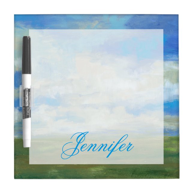 Add Your Name | Bright Day I Dry-Erase Board (Front)