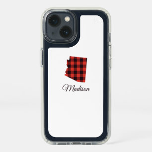 Add Your Name   Buffalo Check Arizona Speck iPhone 13 Case