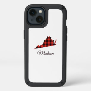 Add Your Name Buffalo Check Virginia Speck iPhone 13 Case