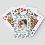 Add Your Name | Chameleon Pattern Poker Cards