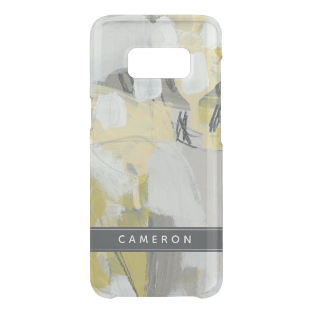 Add Your Name | Citron Mist Uncommon Samsung Galaxy Case (Back)