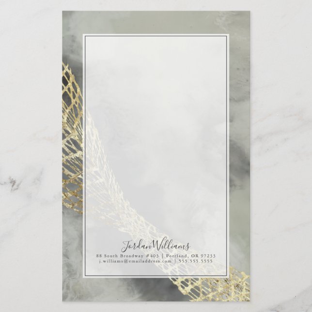 Add Your Name | Cloud Matrix Stationery (Front)