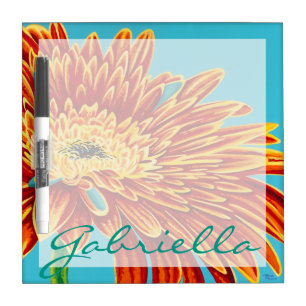 Add Your Name   Color Bursts I Dry Erase Board