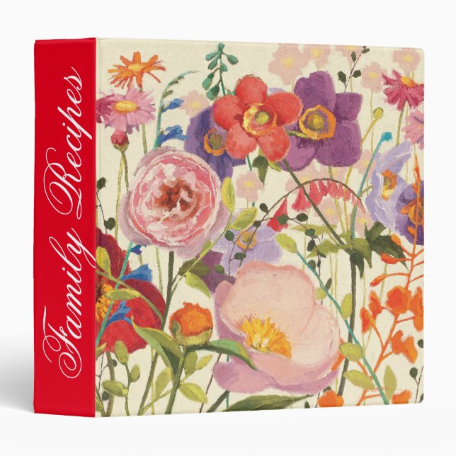 Add Your Name | Couleur Printemps 3 Ring Binder (Front/Spine)
