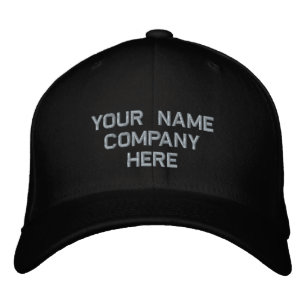 Add Your Name Custom Text Color Embroidered Cap