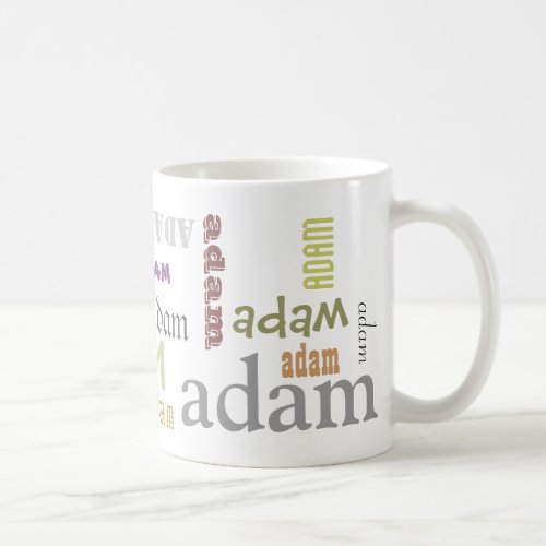 Add Your Name Customizable Coffee Mug
